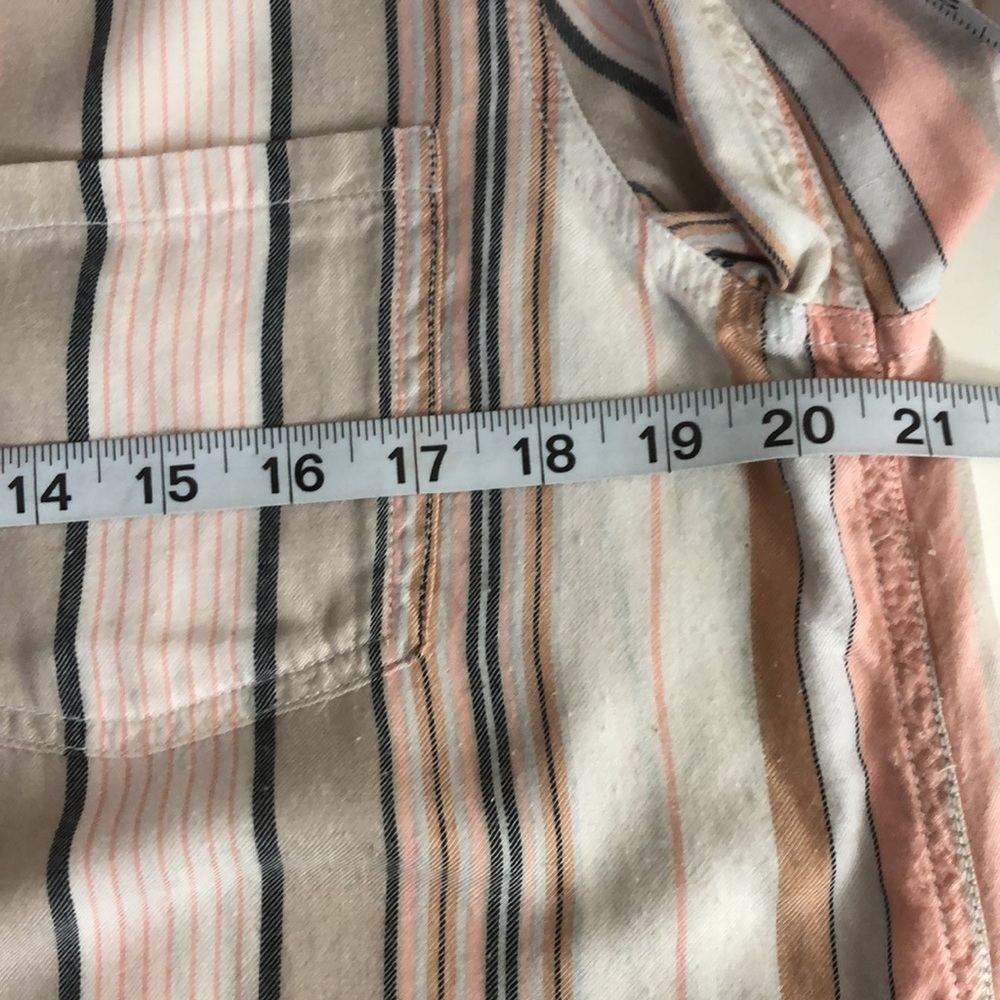 Beach Lunch Lounge Button Down Lines - image 5